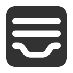 Inbox Full SVG Icon